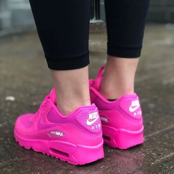 NIKE AIR MAX 90S PREMIUM PINK/FUCHSIA WOMEN'S US SIZE 6.5 NEW IN BOX - Picture 14 of 15
